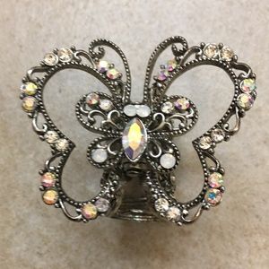 Special Occasion/Prom Crystal & Opal Butterfly